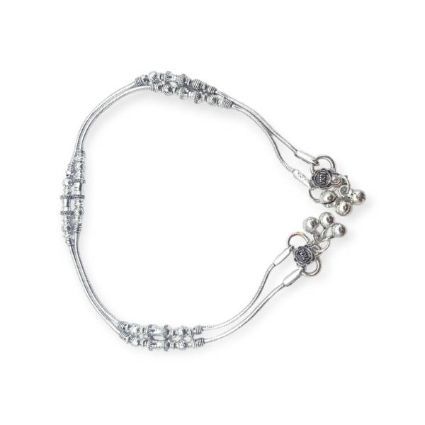 925 Sterling Silver Elegant Anklet for Daily Wear